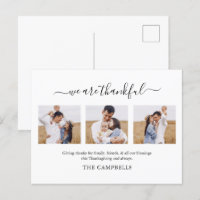 Fotos de Acción de Gracias de guión moderno