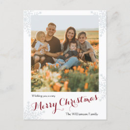Postal Festiva Fotos de la familia de Personalizados simples de F