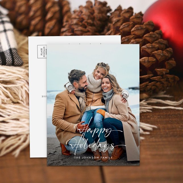 Postal Festiva Fotos simples Felices Fiestas (Subido por el creador)