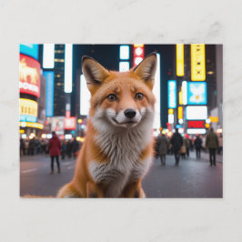 Postal Festiva Fox en Times Square