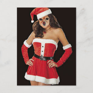 Postal Festiva Fox es otro ayudante de Santa