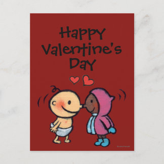 Postal Festiva Friendly Eskimo Nose Kisses Kids