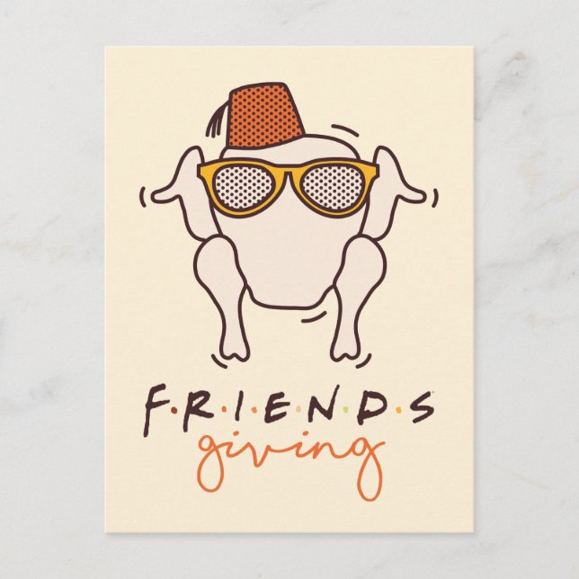 Postal Festiva FRIENDS™ | Día de Acción de Gracias entre amigos (Anverso)