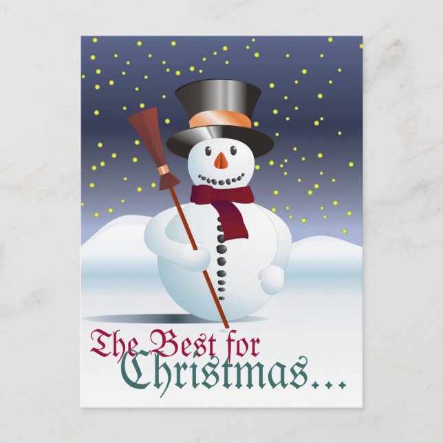 Postal Festiva Frohe Weihnacht (Anverso)