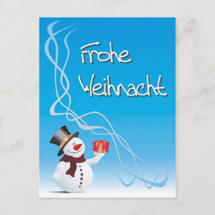 Postal Festiva Frohe Weihnacht... / Feliz Navidad.