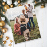 Postal Festiva Frohe Weihnachten kundenspezifische Foto Feiertage<br><div class="desc">Frohe Weihnachten,  kundenspezifisches Foto Urlaub Postkarte.</div>