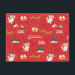 Postal Festiva Frosty - El patrón favorito de hombres de nieve de<br><div class="desc">Frosty el hombre de nieve | Echa un vistazo a este patrón de Navidades rojos con Frosty the Snowman - ¡El muñeco de nieve favorito de todos!</div>