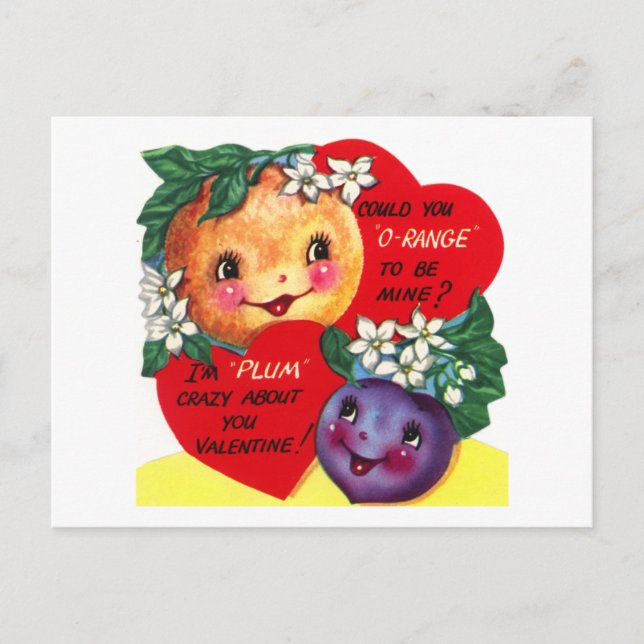 Postal Festiva Fruity Valentine (Anverso)