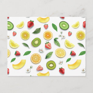 Postal Festiva Frutas Variadas 4