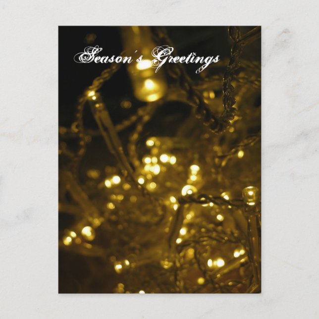 Postal Festiva Fuertes Navidades Metalizado (Anverso)