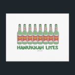 POSTAL FESTIVA FUNNY CHANUKAH HANUKKAH LITES GIFS<br><div class="desc">DIGAN ESTOS REGALOS DE HANUKKAH LITES A SUS BEBIDORES FAVORITOS QUE APRECIAN EL HUMOR JUDÍO.</div>