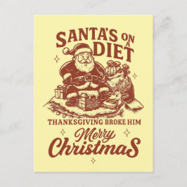 Postal Festiva Funny Christmas