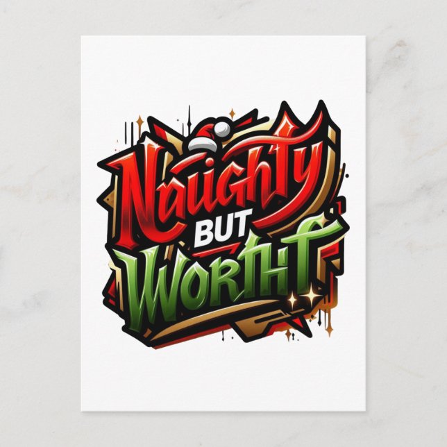 Postal Festiva funny Christmas 🤶  (Anverso)