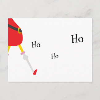 Postal Festiva Funny Christmas Postcard - Giraffe in Santa Suit