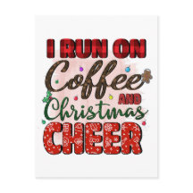 Funny coffee Navidades cita a Postcard