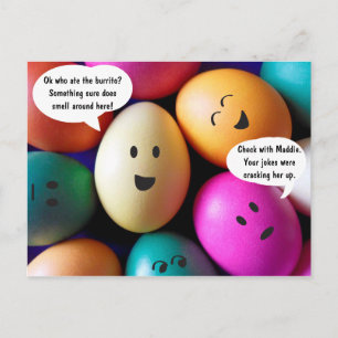 Postal Festiva Funny Eggs Post Card