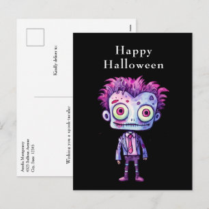 Postal Festiva Funny Frankenstein Monster Halloween Fun