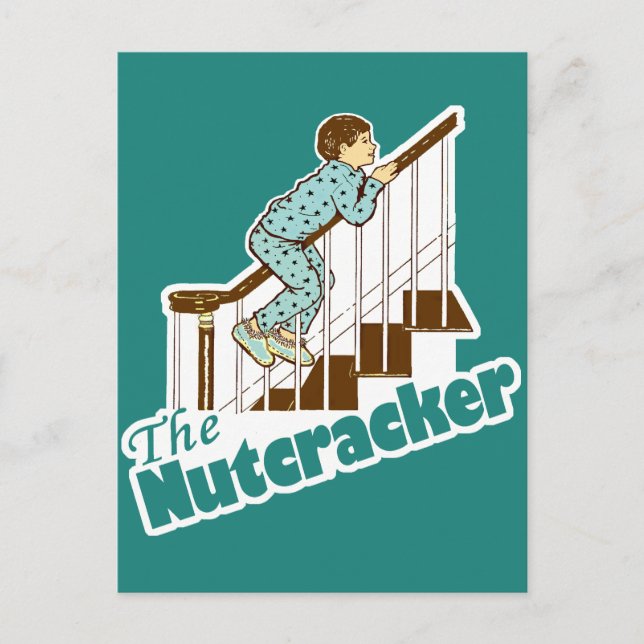 Postal Festiva Funny Navidades Nutcracker (Anverso)