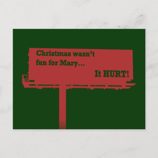 Postal Festiva Funny Navidades Postcard de pizarra