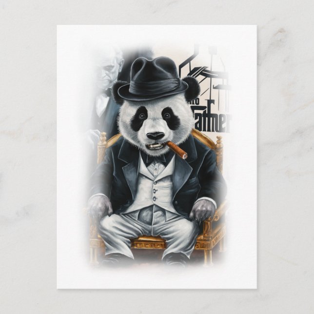 Postal Festiva Funny Parody Movie Design on a White (Anverso)