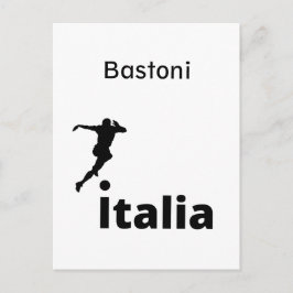 Postal Festiva Fútbol Italia, personalizable