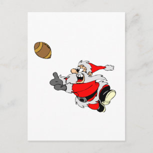Postal Festiva Fútbol Santa
