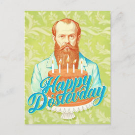 Postal Festiva Fyodor Dostoevsky - Feliz cumpleaños