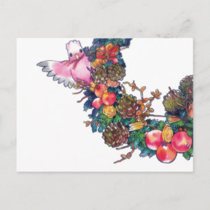 Postal Festiva Galah con Navidades C