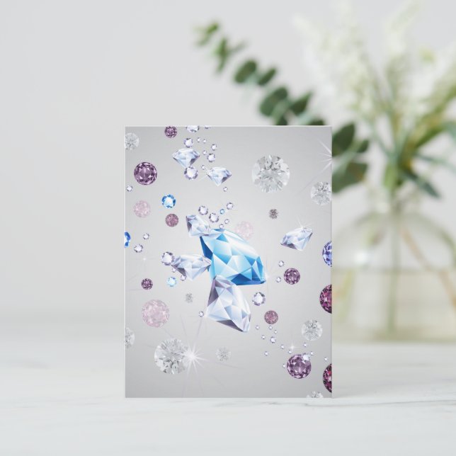 Postal Festiva Galaxia Diamond 3 (Anverso de pie)