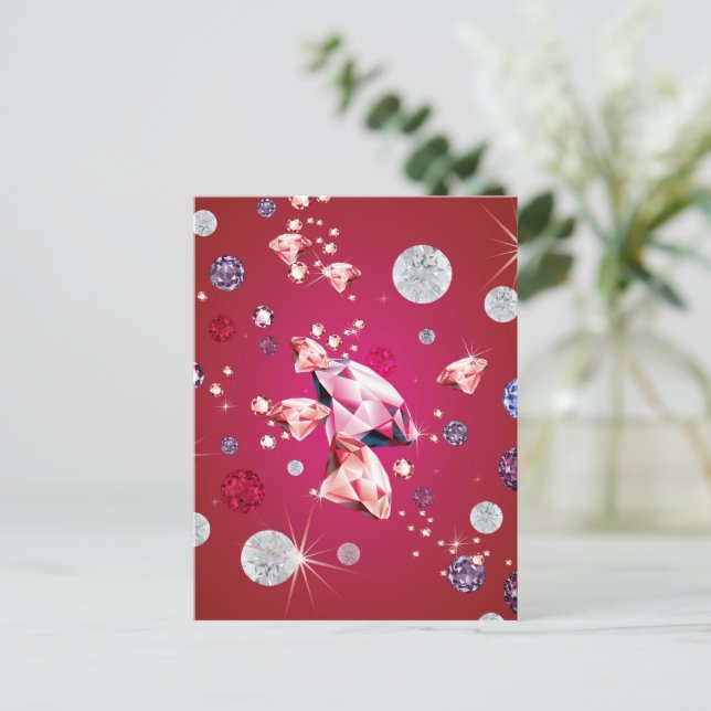 Postal Festiva Galaxia Diamond 6 (Anverso de pie)