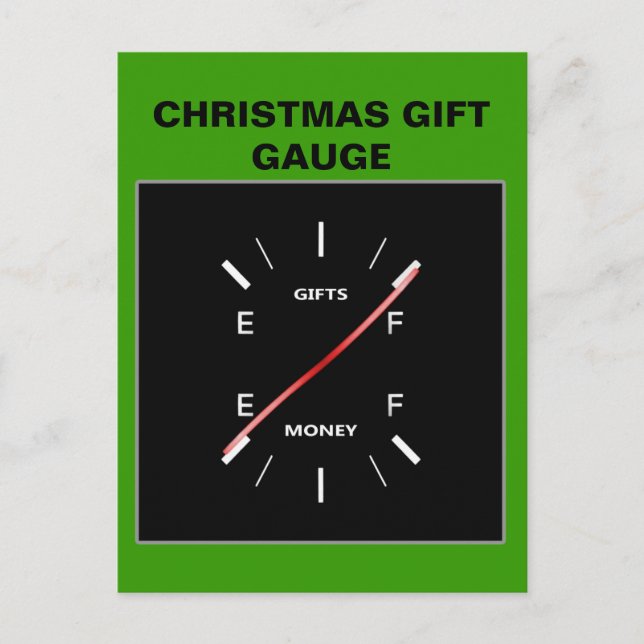 Postal Festiva Gálibo de regalo de los navidades (Anverso)