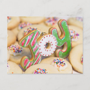 Postal Festiva Galletas de panecillos caseras para Navidades trae