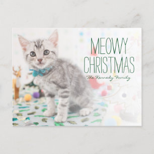 Postal Festiva Gato de Shorthair del americano