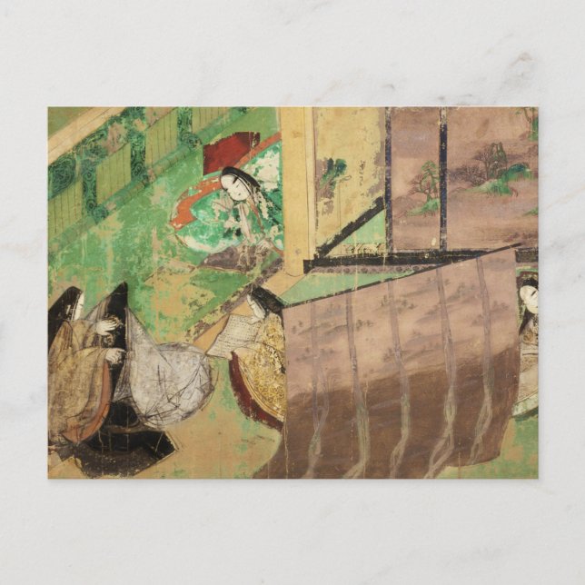 Postal Festiva Genji Emaki Azumaya (Anverso)