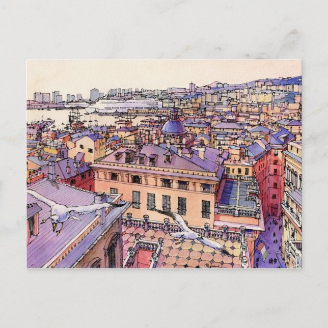 Postal Festiva Genova (Anverso)