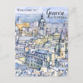 Postal Festiva Genova la superba