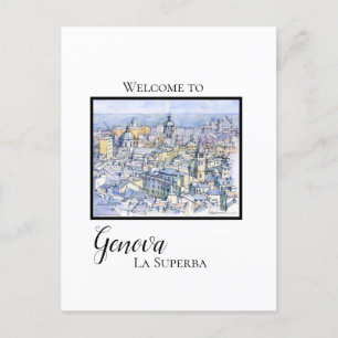 Postal Festiva Genova la superba