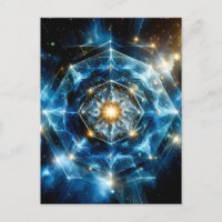 Geometría Cósmica Mandala Estrella Universo Abstra