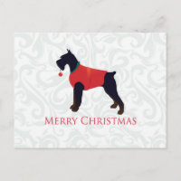 Gigante Schnauzer Merry Christmas Design