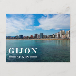 Postal Festiva Gijón Viaje Costero España