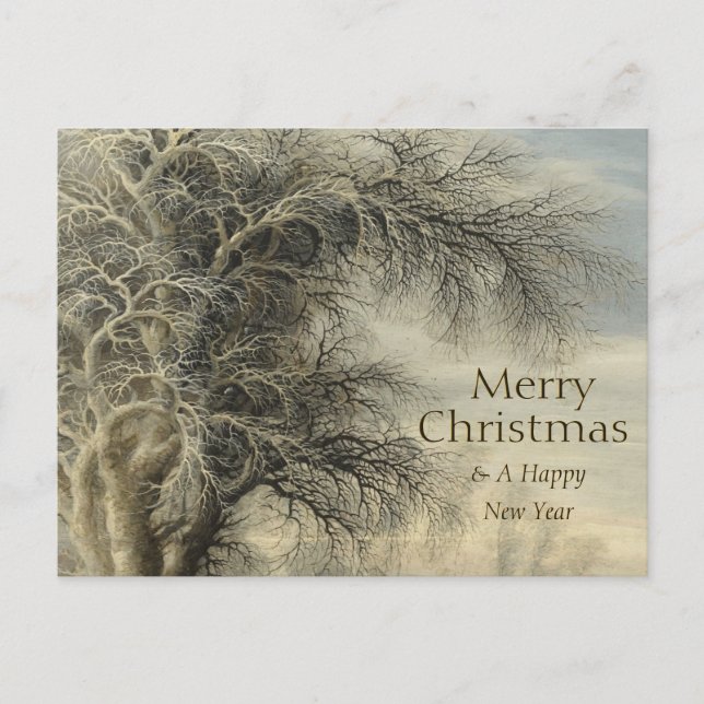 Postal Festiva Gijsbrecht Leytens Winter tree CC0805 Christmas (Anverso)