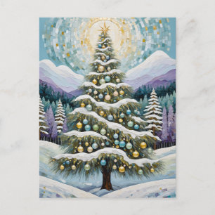 Postal Festiva Gilded Evergreen