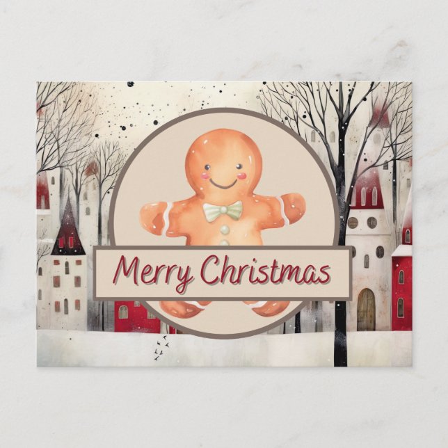 Postal Festiva Ginger Bread Man (Anverso)