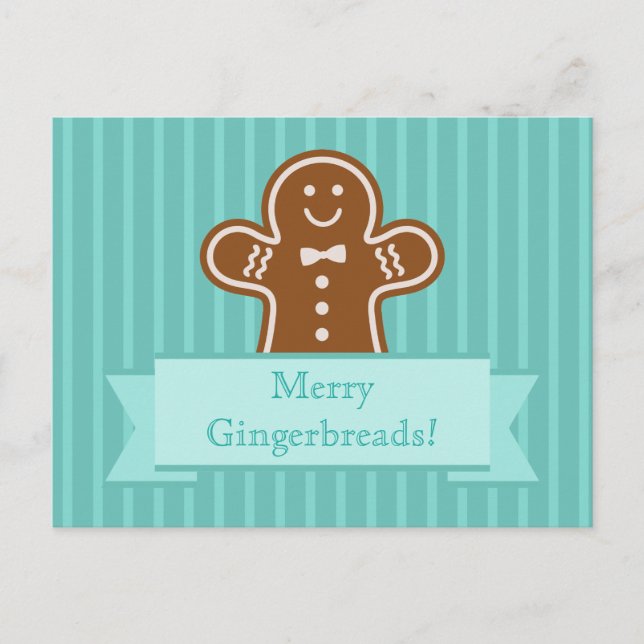 Postal Festiva Gingerbread Hugs (Anverso)