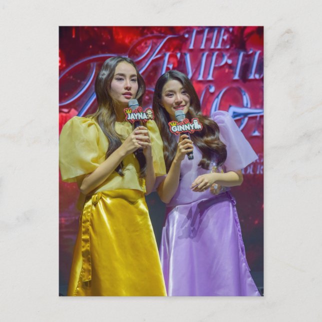 Postal Festiva GinJay Ginny y Jayna (Anverso)