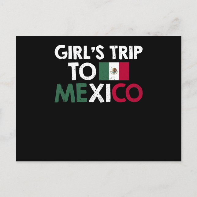 Postal Festiva Girls Trip To Mexico (Anverso)