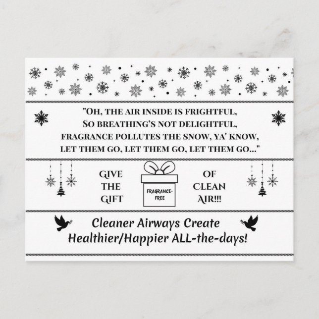 Postal Festiva Give the Gift of Clean Air (Anverso)
