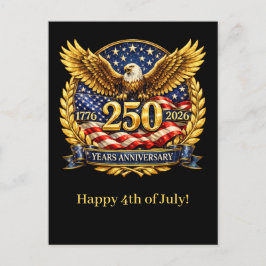 Postal Festiva Glittered Semiquincentennial Eagle Emblem 