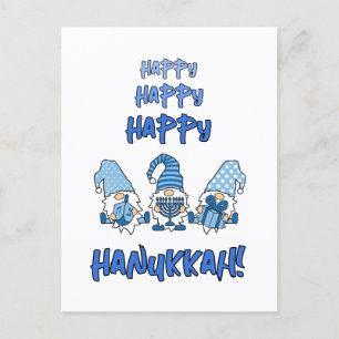 Postal Festiva Gnome de feriado de Thrifty Personalized Happy Han