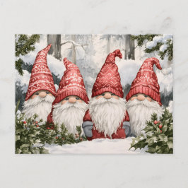 Postal Festiva Gnomos